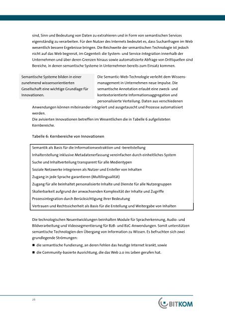 Wissensmanagement 2006-2010 Positionen und Trends - Bitkom