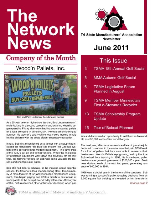 June 2011 - TSMA - Tri-State Manufacturers' Association