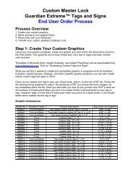 instructions - Master Lock Safety