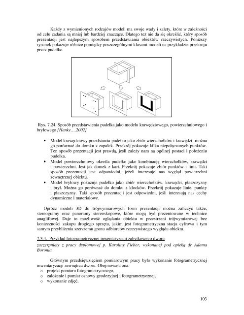 7. Zastosowania fotogrametrii bliskiego zasiÄgu - AGH