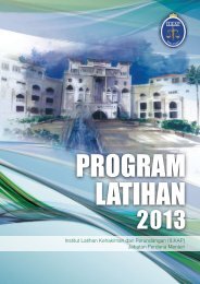 Buku Program Latihan ILKAP 2013 - Institut Latihan Kehakiman Dan ...