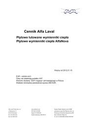 Cennik Alfa Laval - Instalbud