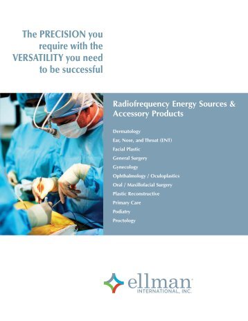 SurgitronÂ® Dual RF - Ellman International