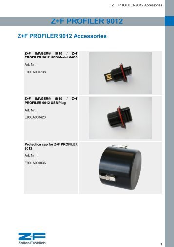 Z+F PROFILER 9012 Accessories - ZF-Laser