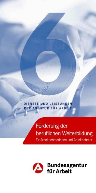 Förderung der beruflichen Weiterbildung