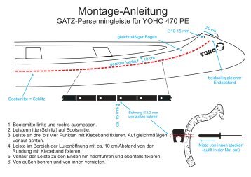 Montage-Anleitung für Persenningleisten an ... - Mohawk 490 PE.