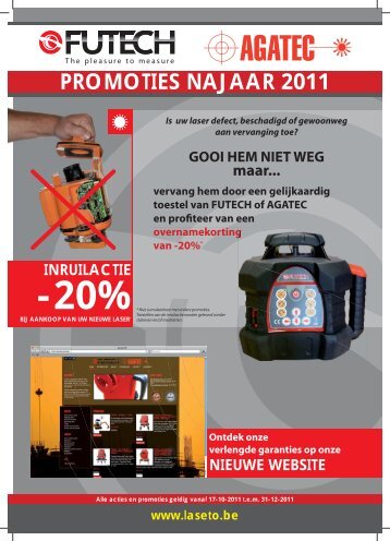PROMOTIES NAJAAR 2011 - Laseto