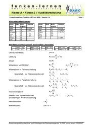 FUNKEN-LERNEN Formelsammlung HB9