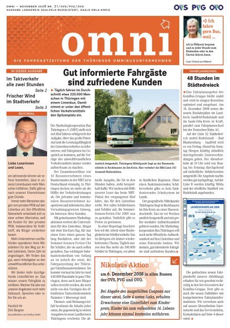 Gut informierte FahrgÃ¤ste sind zufriedene Kunden - Bus & Bahn ...