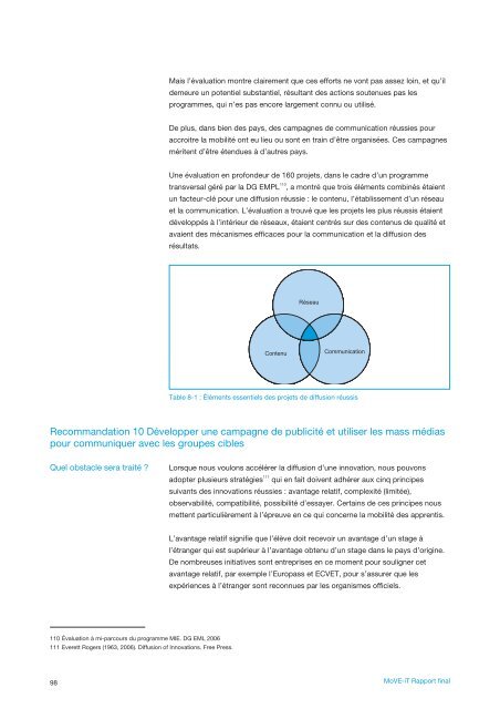 Surmonter les obstacles Ã  la mobilitÃ© pour les apprentis et ... - Freref