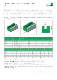 BLC HabiPLAST® Guide - Catene a rullini - Habasit