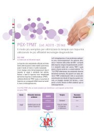 PGX-TPMT Cod. AC078 - 20 test - Nuclear Laser Medicine srl