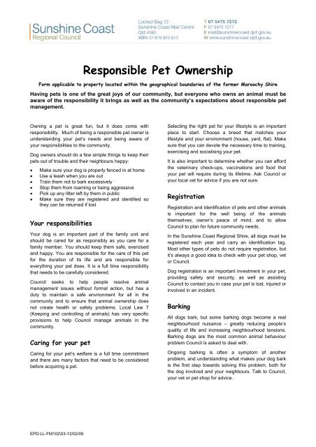 responsible pet ownership SCRC.pdf - the Living Smart Program