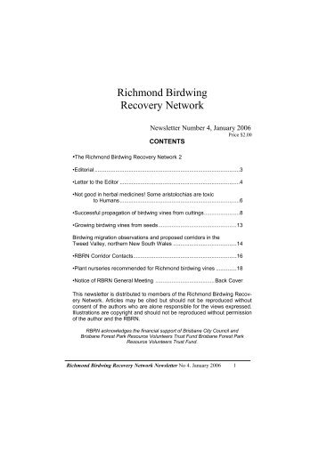 Hugh 4.pub - Richmond Birdwing Conservation Network