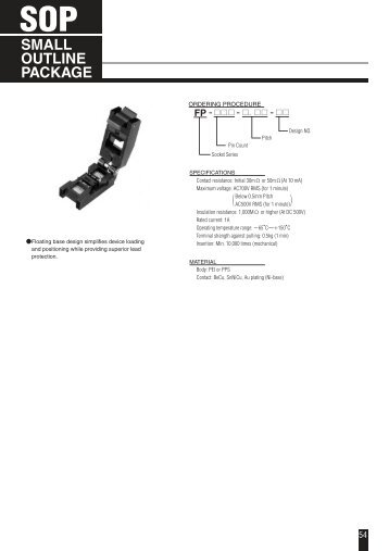 sop small outline package - Enplas ETS