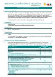 Industriekaufmann/-frau - BBZ Meiningen