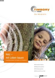 Holz â mit Leben bauen - bei Timbory!