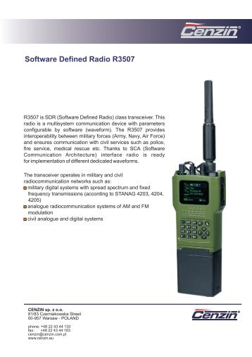 Radio R3507 - Cenzin