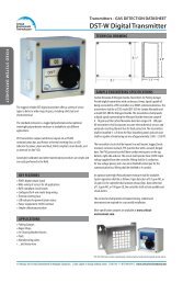 DST-W Digital Transmitter - Critical Environment Technologies