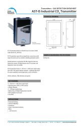 AST-IS Industrial CO Transmitter - Critical Environment Technologies