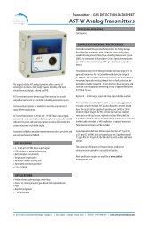 AST-W Analog Transmitters - Critical Environment Technologies