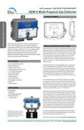 GEM-II Multi-Purpose Gas Detector - Critical Environment ...