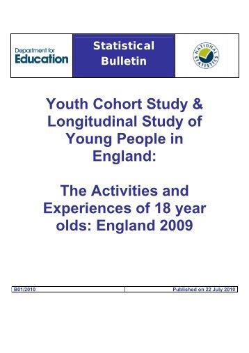 Youth Cohort Study & Longitudinal - Partnership for Young London