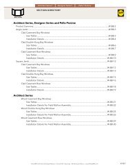 Pella Proline Size Chart