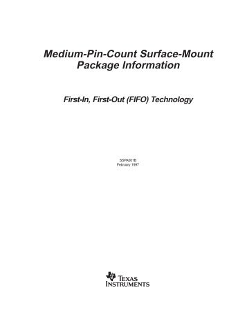 "Medium-Pin-Count Surface-Mount Package ... - Texas Instruments