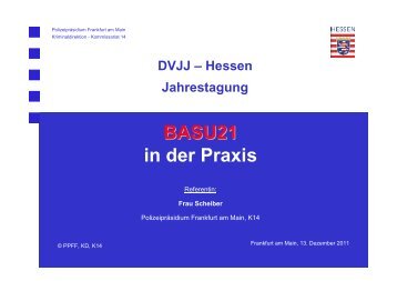 BASU21 in der Praxis - DVJJ-Hessen