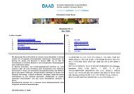 Newsletter Nr. 8 (Mai 2009) - 독일학술교류처(DAAD)