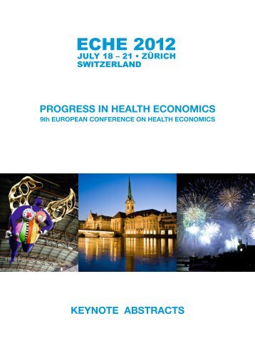 ECHE 2012 - European Conference on Health Economics