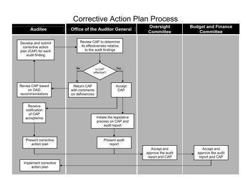 Corrective Action Flow Chart