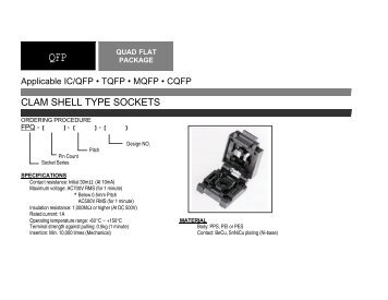 Socket Datasheet