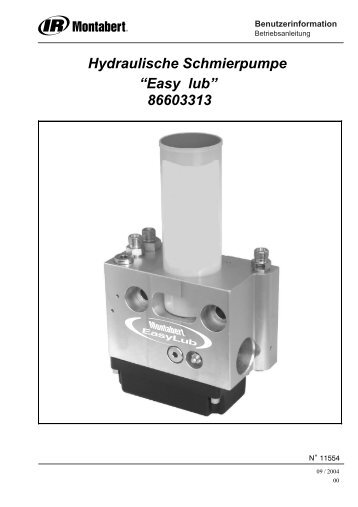 Hydraulische Schmierpumpe âEasy lub ... - bei Hydraulik Paule