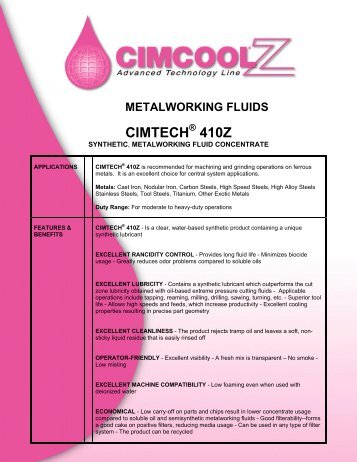 CIMTECH 410Z