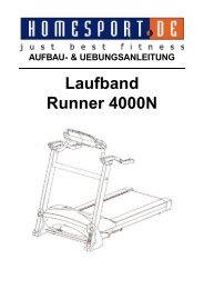 Laufband Runner 4000N - fqm.de
