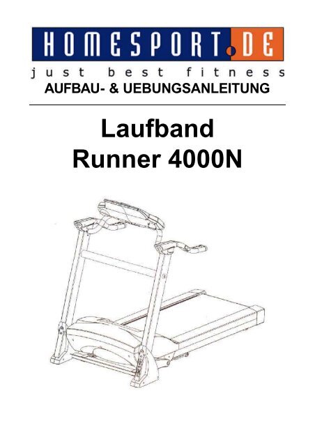 Laufband Runner 4000N - fqm.de