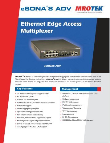 Data Sheet - MRO-TEK