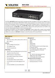 NSH-5509 - VOLKTEK Ethernet & fiber