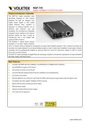 NGF-741 - VOLKTEK Ethernet & fiber