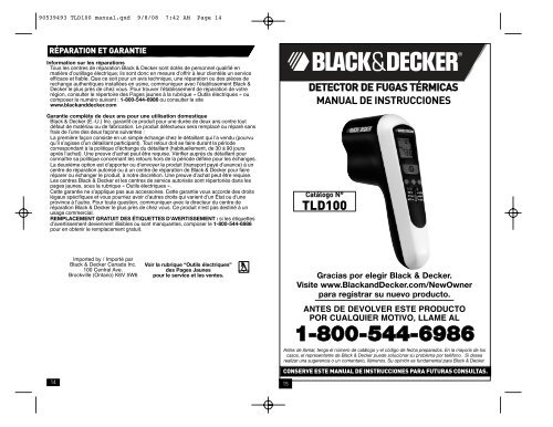 90539493 TLD100 manual.qxd - Black & Decker ServiceNet