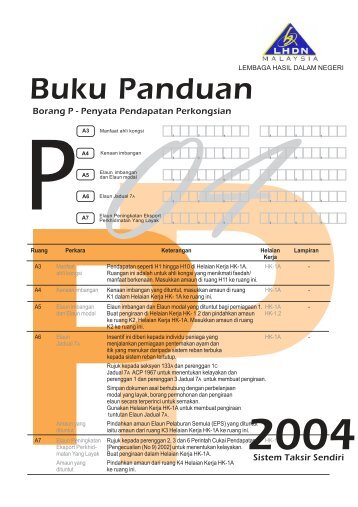 Soalan Lazim Borang P Bahagian 1 Lembaga Hasil Dalam Negeri