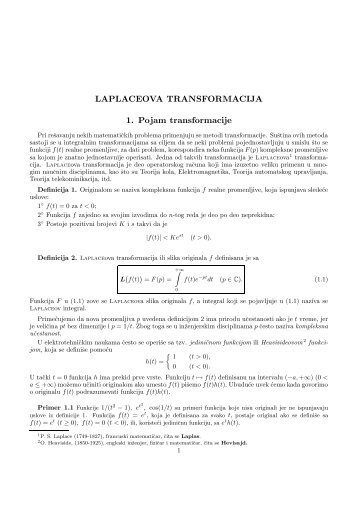 Laplasova transformacija