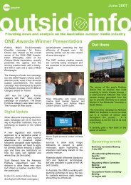 OMA Newsletter June 2007.pdf - Outdoor Media Association