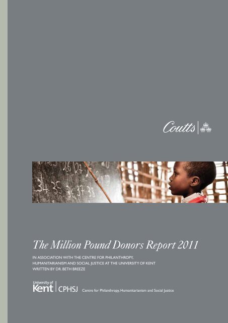 The Million Pound Donors Report 2011 - Coutts
