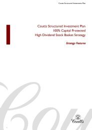 View the 100% Capital Protected High Dividend Basket ... - Coutts