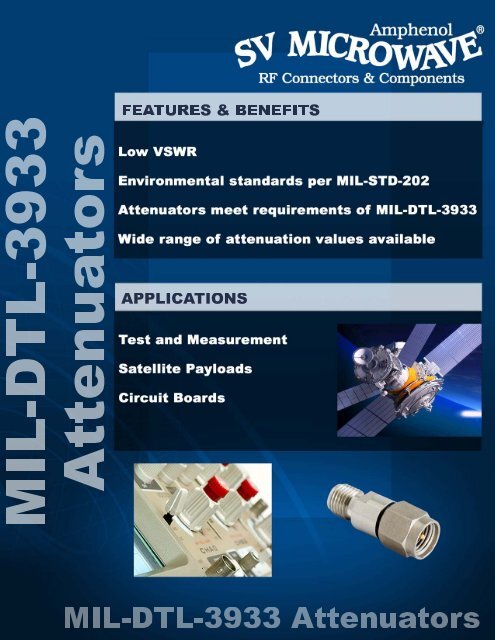 MIL-DTL-3933/25 Attenuators - TrustedPartner