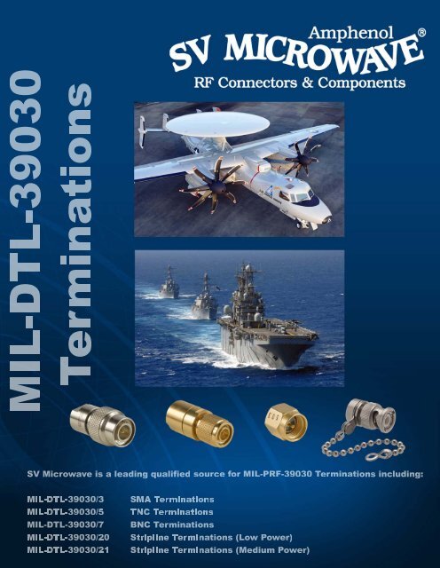 MIL-DTL-39030/3 SMA Dash numbers and ... - TrustedPartner