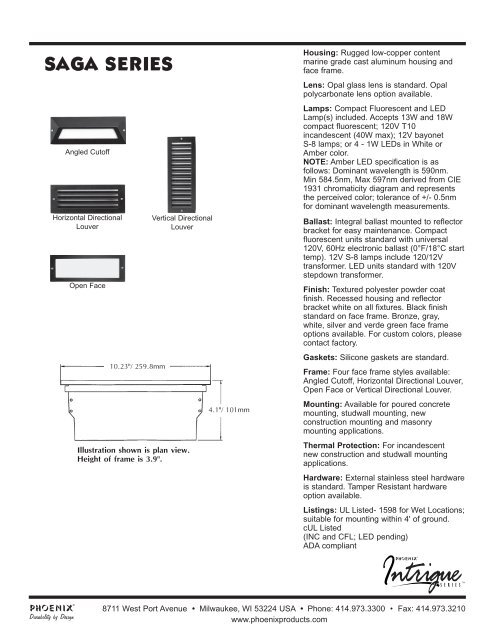 Saga Series Phoenix Products